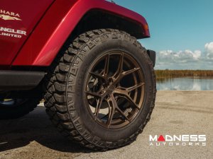 Jeep Wrangler JK Custom Wheels - HF-5 by Vossen - Satin Bronze Jeep Wrangler JK Custom Wheels - HF-5 by Vossen - Satin Bronze